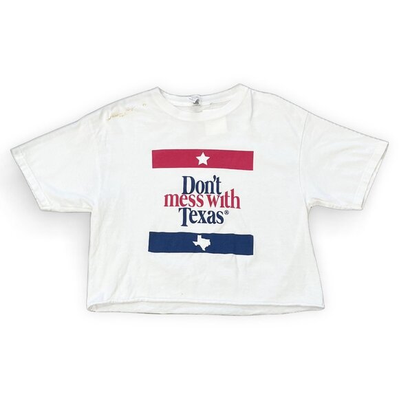 M | Don’t Mess With Texas Cropped T - Picture 1 of 4